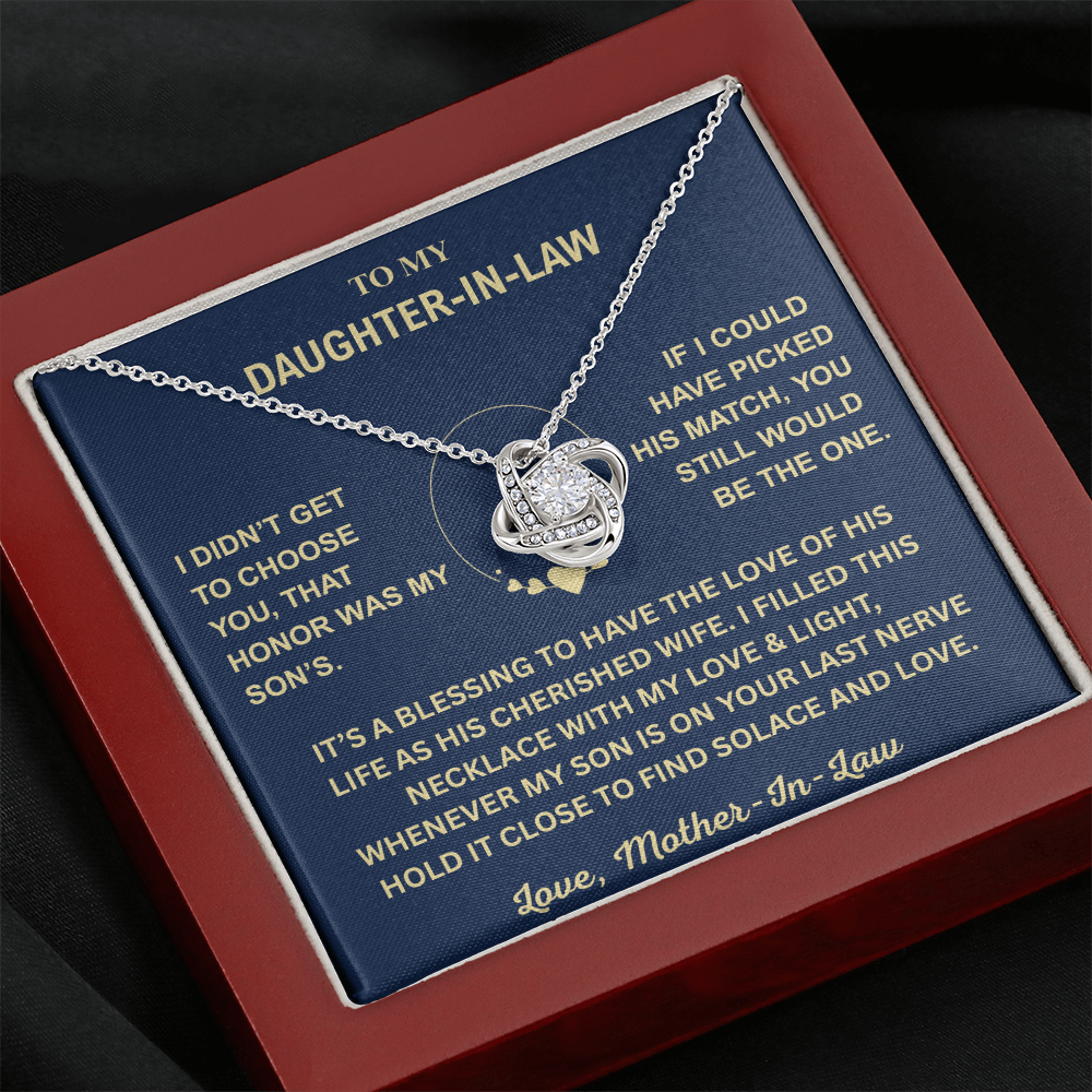 The Perfect Match Love Knot Necklace | Daughter-In-Law Edition