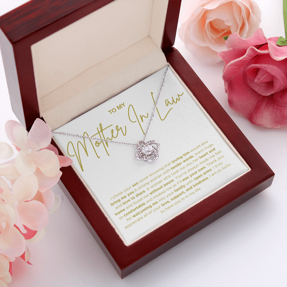 To My Mother in Law | Love Knot Necklace