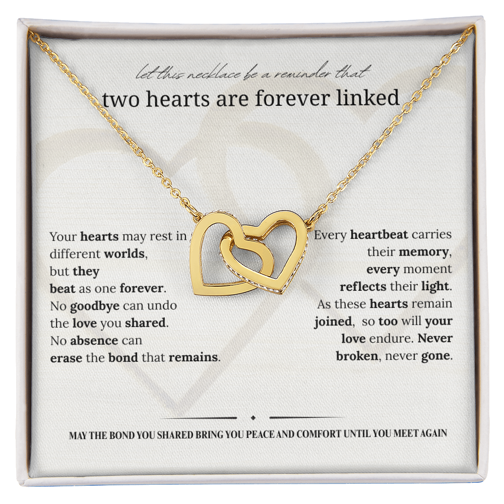 Sympathy Necklace | Memorial Jewelry for Widow & Women Grieving Loss of Loved Ones | Bereavement Gift |14K White or 18K Yellow Gold Finish