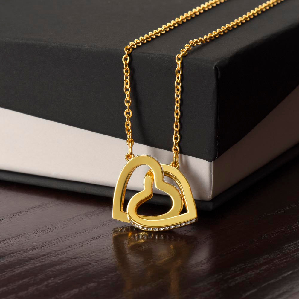 Interlocking Hearts | "Mom Thank- You" Necklace