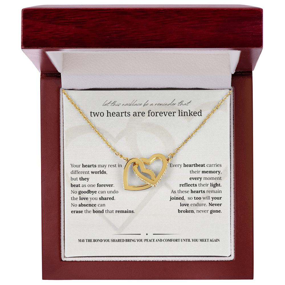 Sympathy Necklace | Memorial Jewelry for Widow & Women Grieving Loss of Loved Ones | Bereavement Gift |14K White or 18K Yellow Gold Finish
