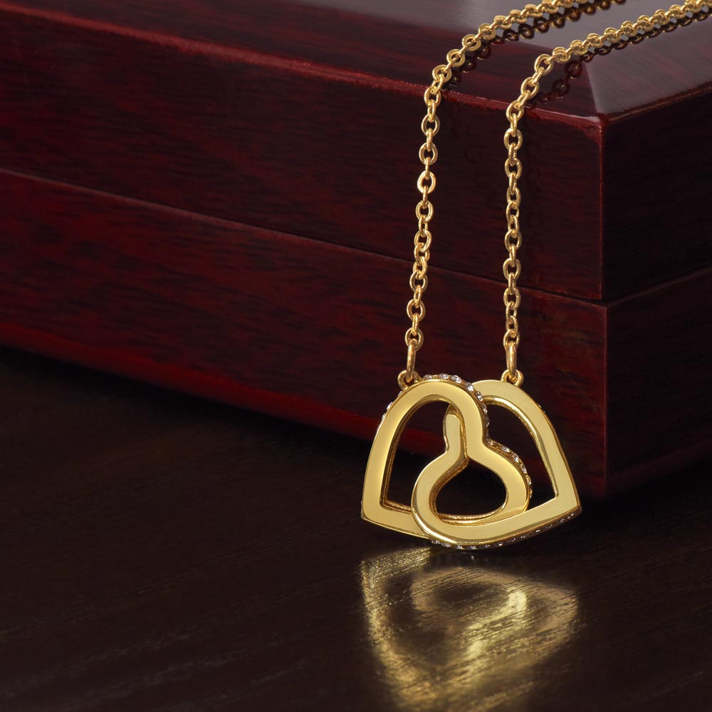 Interlocking Hearts | "Mom Thank- You" Necklace