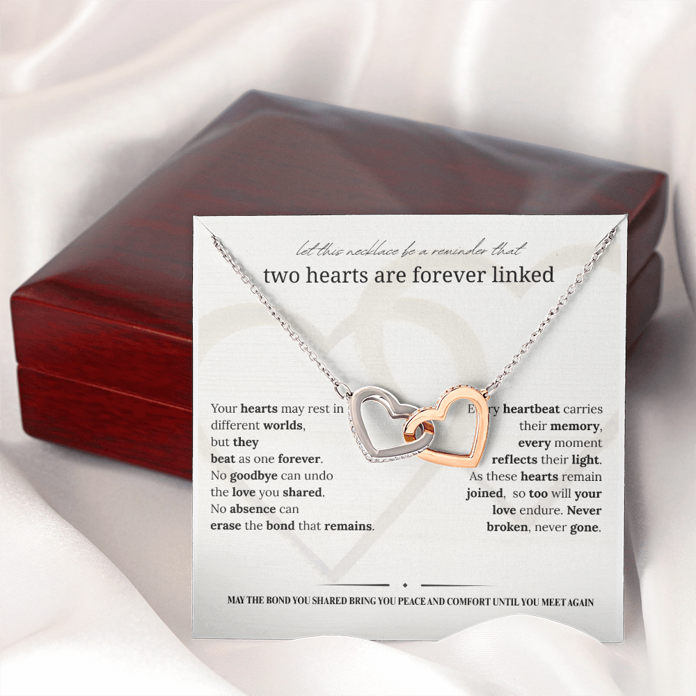 Sympathy Necklace | Memorial Jewelry for Widow & Women Grieving Loss of Loved Ones | Bereavement Gift |14K White or 18K Yellow Gold Finish