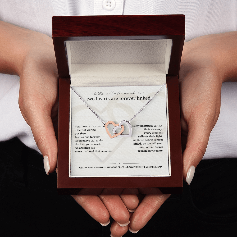 Sympathy Necklace | Memorial Jewelry for Widow & Women Grieving Loss of Loved Ones | Bereavement Gift |14K White or 18K Yellow Gold Finish