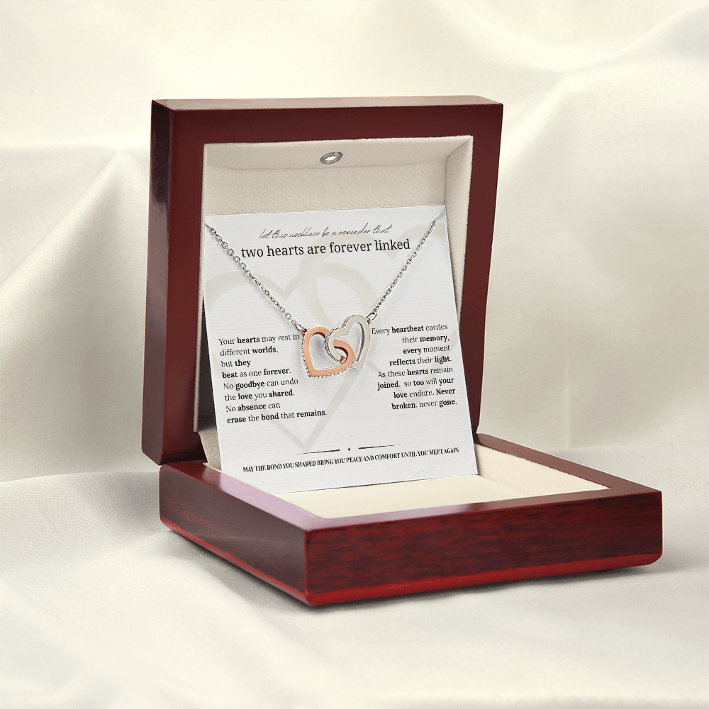 Sympathy Necklace | Memorial Jewelry for Widow & Women Grieving Loss of Loved Ones | Bereavement Gift |14K White or 18K Yellow Gold Finish