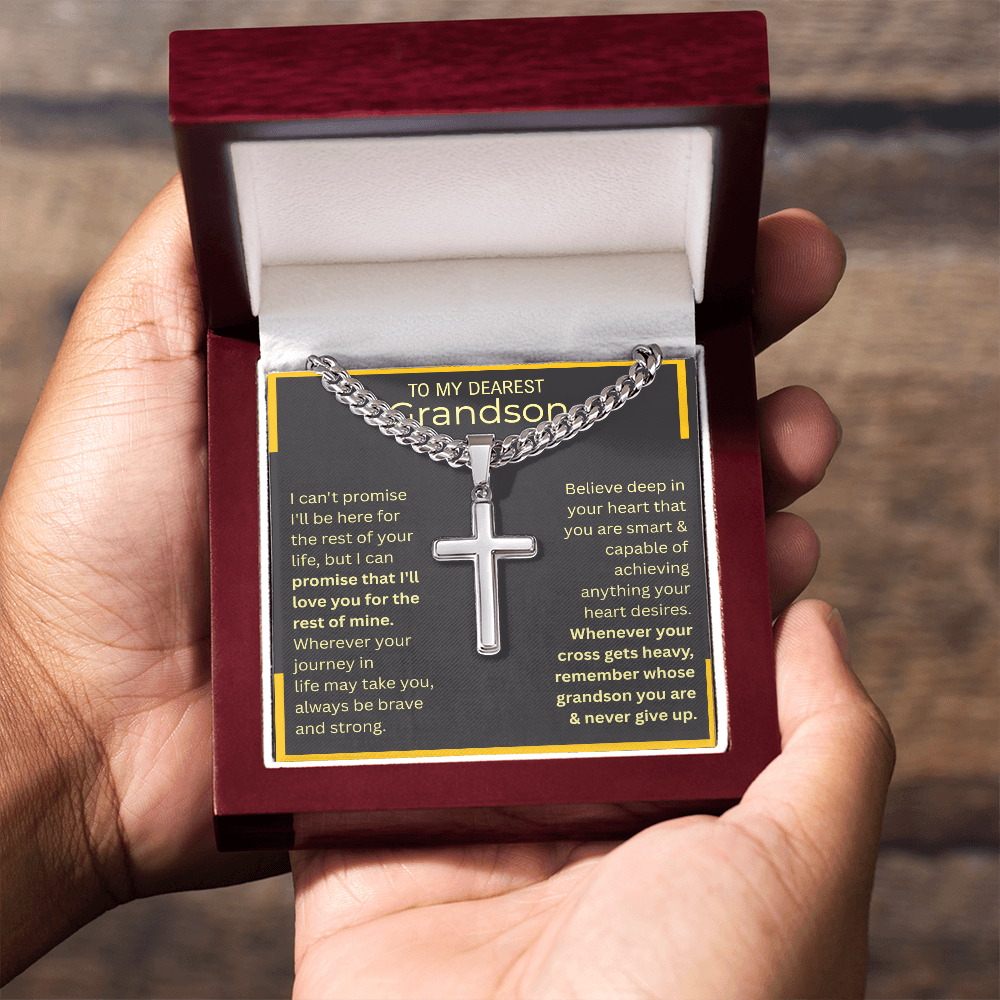 Capable Cross-Cuban Linked Chain | Grandson Edition