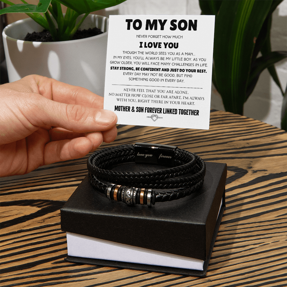 Love You Forever | Mother-&-Son Legacy Bracelet