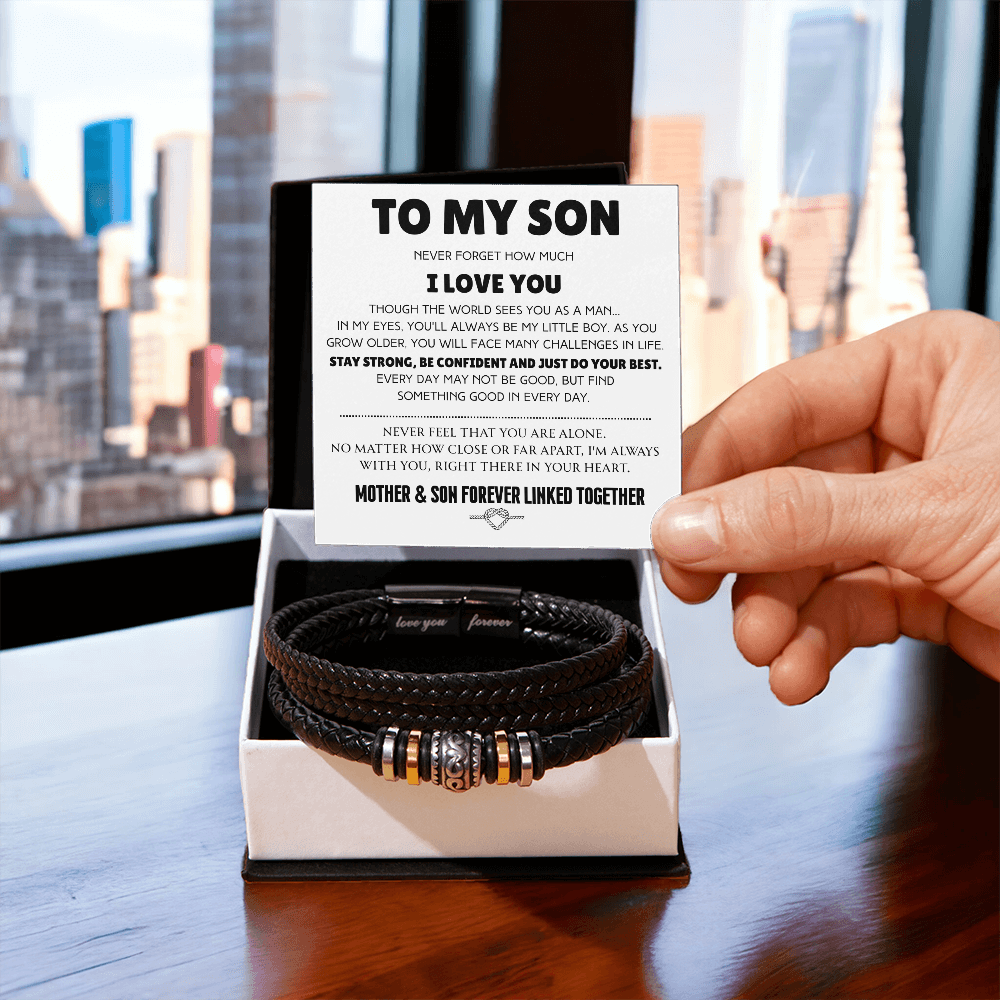 Love You Forever | Mother-&-Son Legacy Bracelet