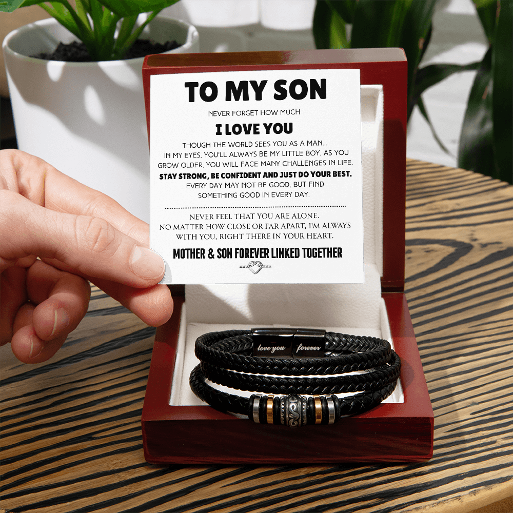 Love You Forever | Mother-&-Son Legacy Bracelet