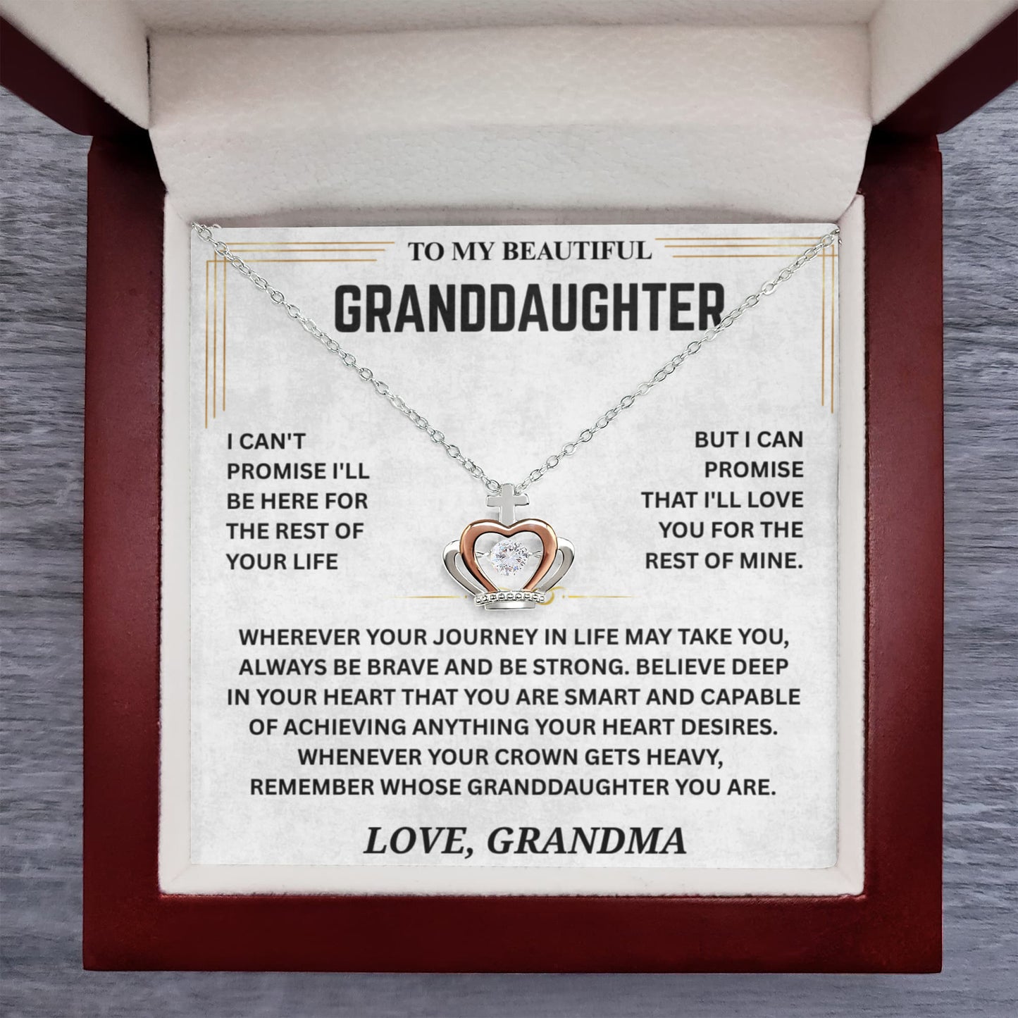 CROWNED IN GRANDMA'S LOVE | ROYAL NECKLACE