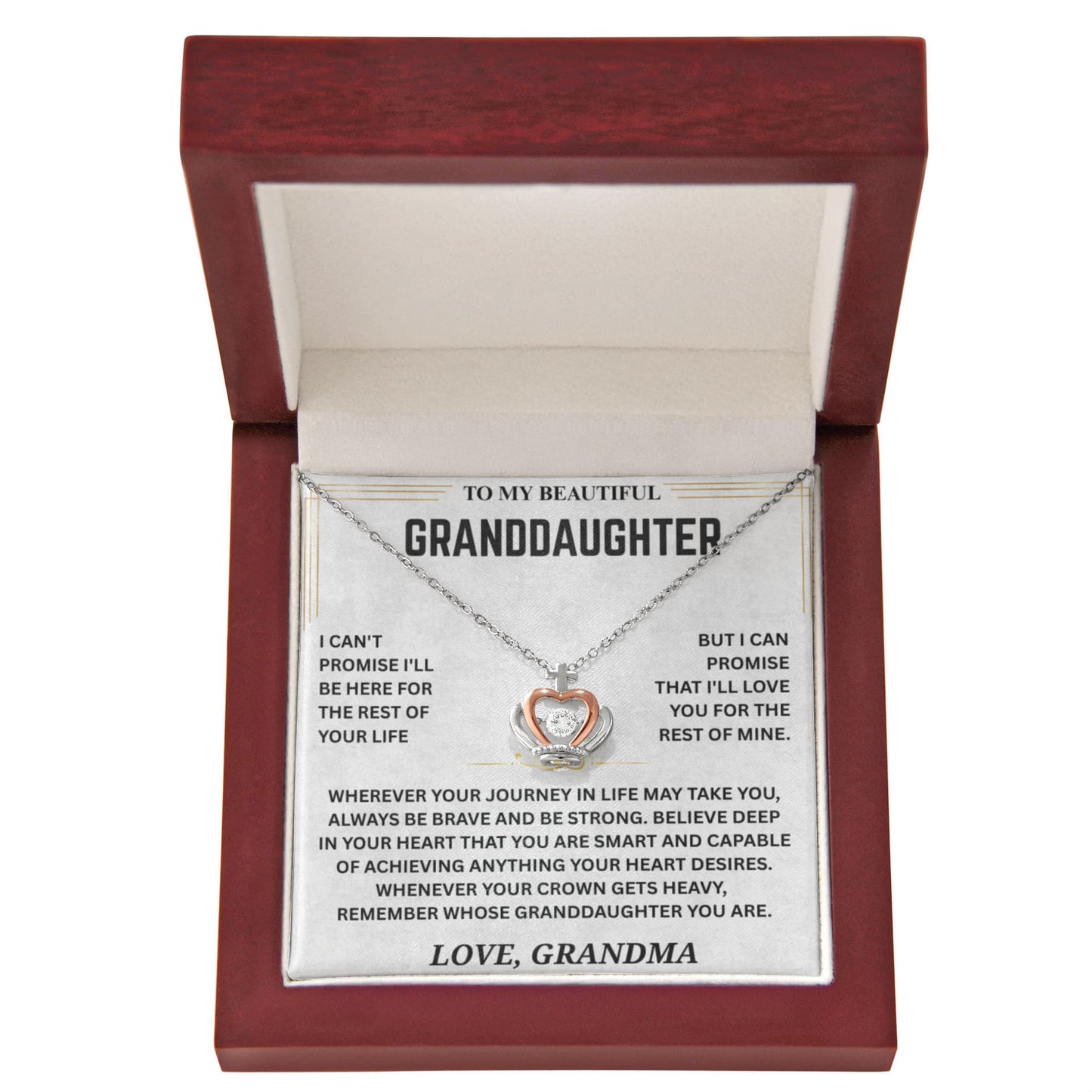 CROWNED IN GRANDMA'S LOVE | ROYAL NECKLACE