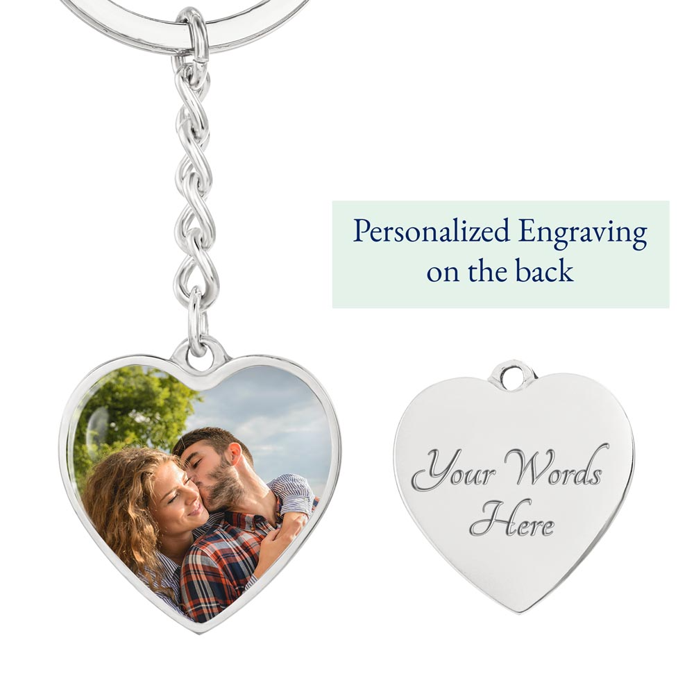 I F💛cking Need You | Personalized Photo Heart Keychain