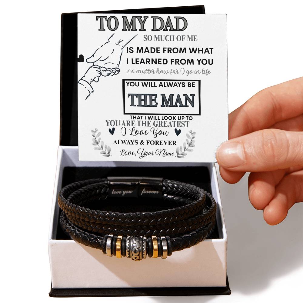 Always & Forever The MAN| Personalized Bracelet