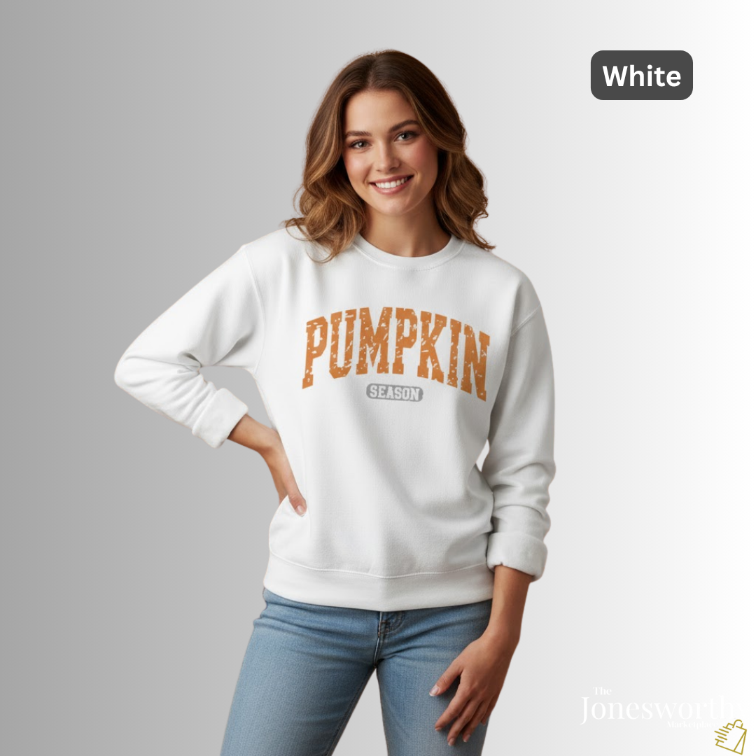 Pumpkin Season Sweatshirt Unisex Comfort Colors Crewneck | Cozy Fall Sweatshirt | Thanksgiving | Halloween | Sweater Weather Gift