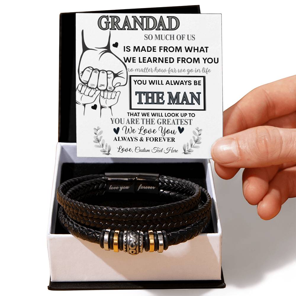 Always & Forever The MAN| Personalized Bracelet
