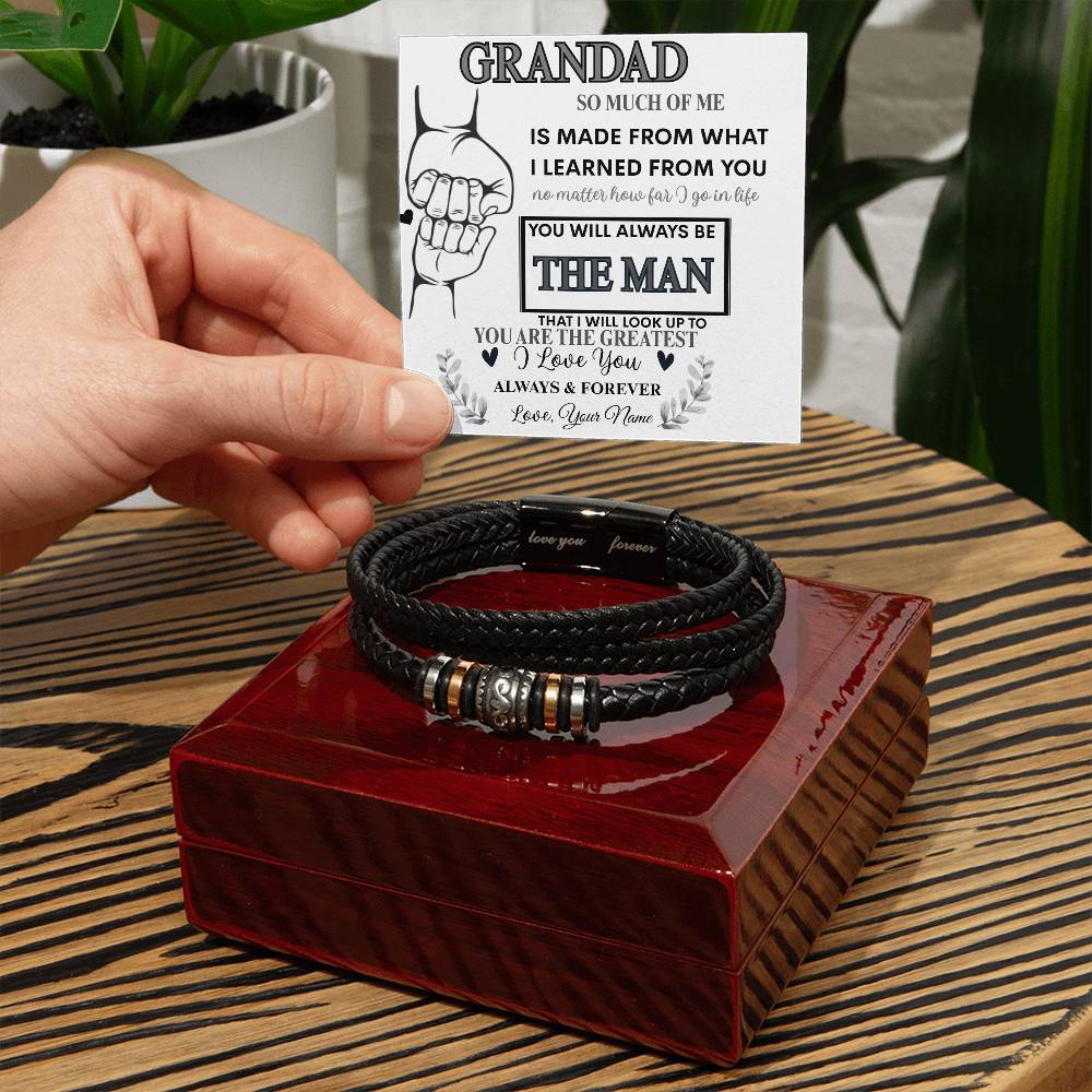 Always & Forever The MAN| Personalized Bracelet