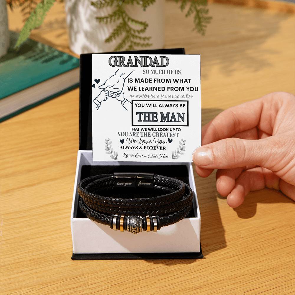 Always & Forever The MAN| Personalized Bracelet