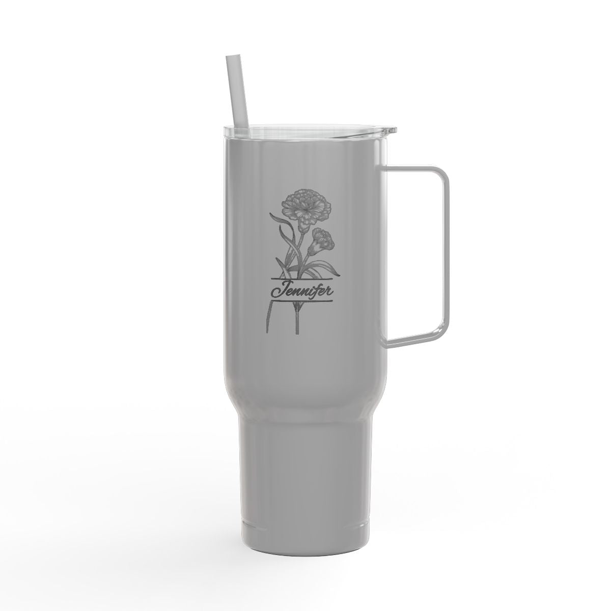 Bloom Boldly | Personalized Birth Flower Tumbler| 40oz