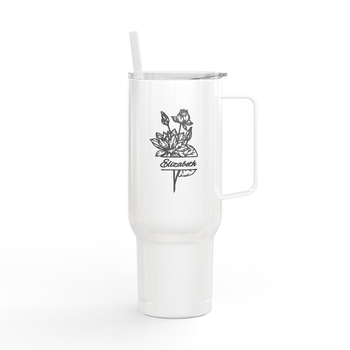Bloom Boldly | Personalized Birth Flower Tumbler| 40oz