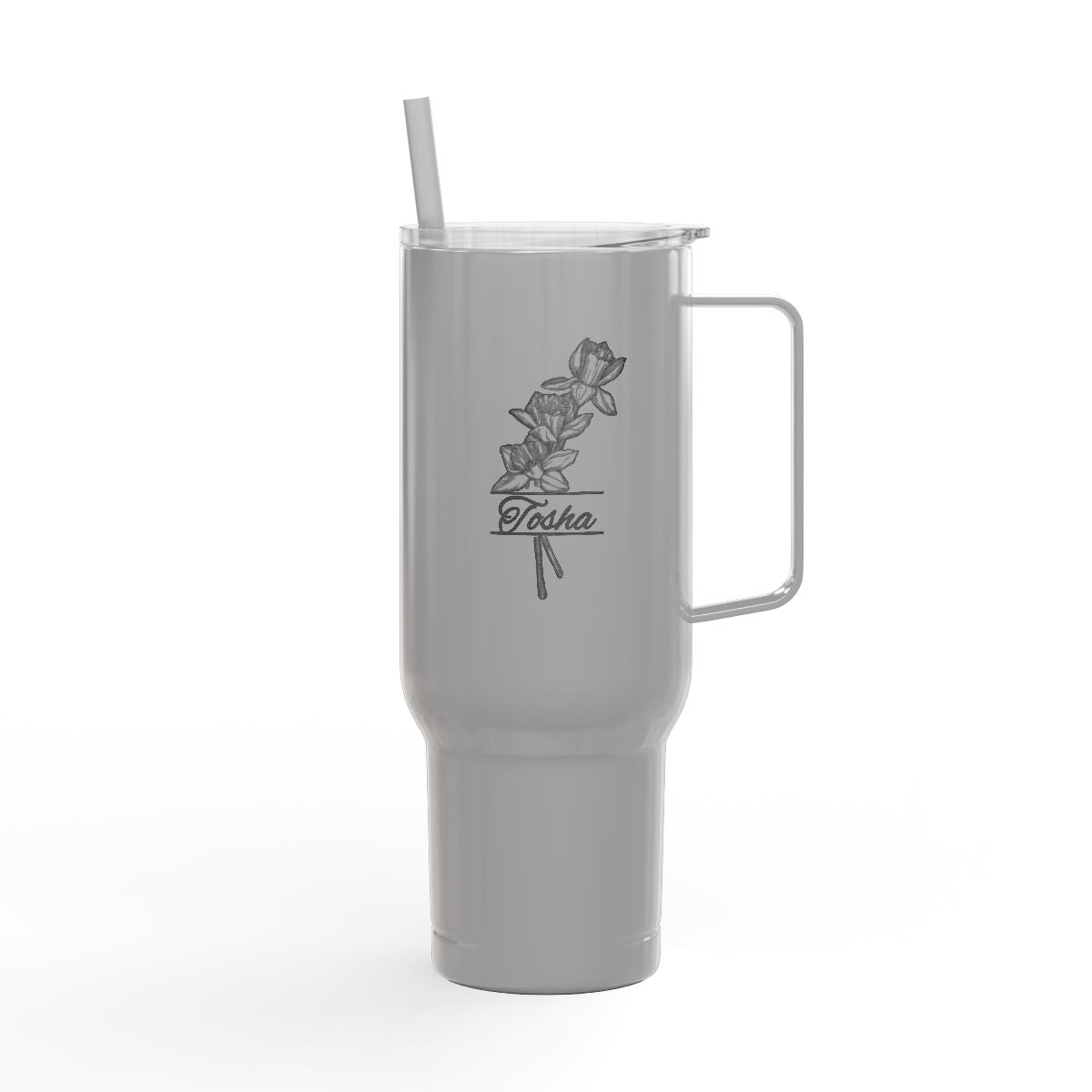 Bloom Boldly | Personalized Birth Flower Tumbler| 40oz