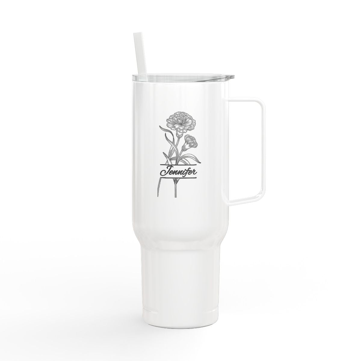 Bloom Boldly | Personalized Birth Flower Tumbler| 40oz