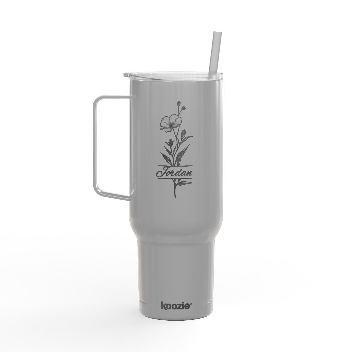 Bloom Boldly | Personalized Birth Flower Tumbler| 40oz