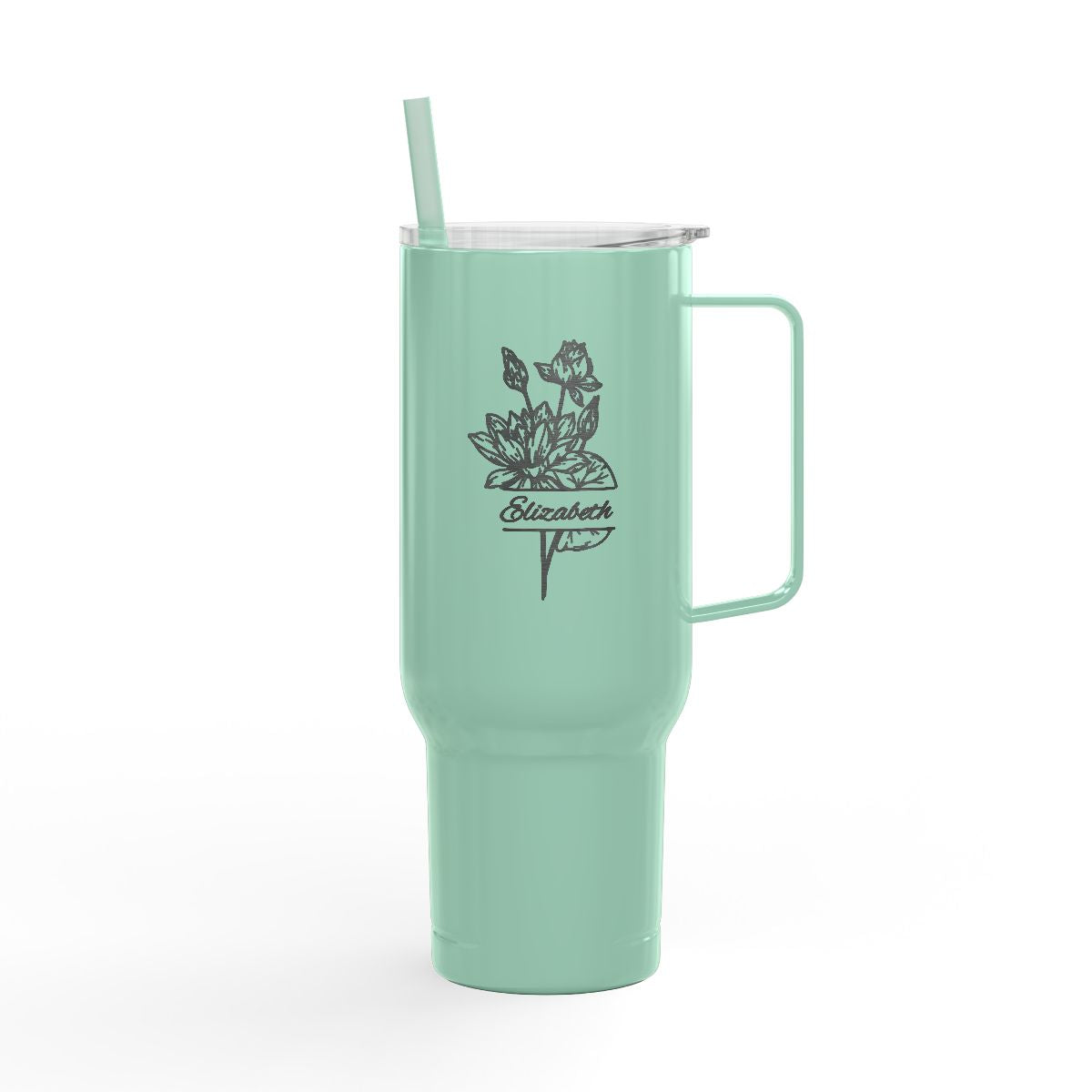 Bloom Boldly | Personalized Birth Flower Tumbler| 40oz