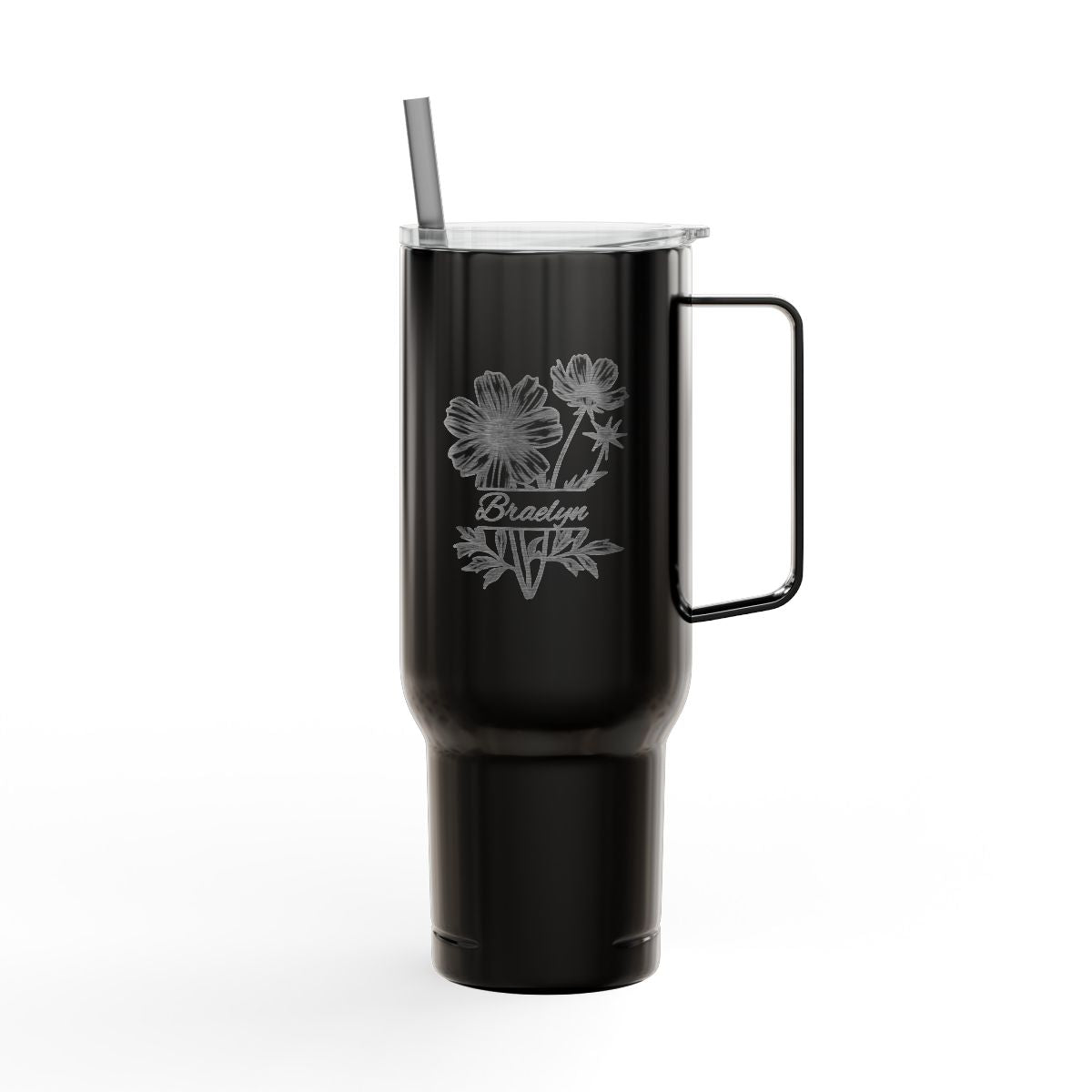 Bloom Boldly | Personalized Birth Flower Tumbler| 40oz