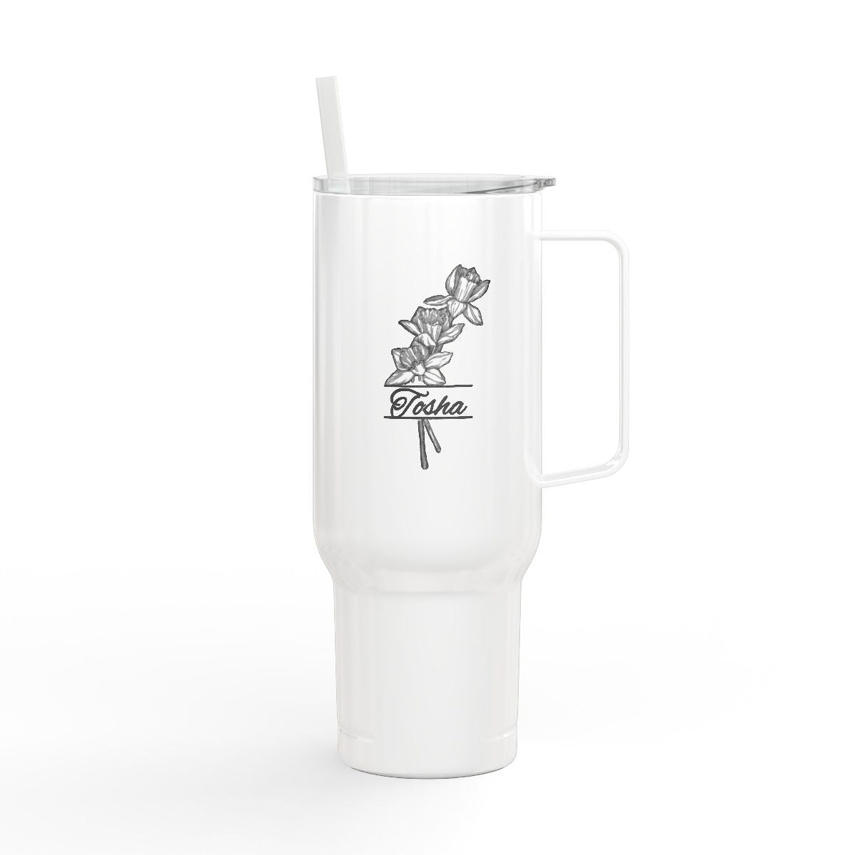 Bloom Boldly | Personalized Birth Flower Tumbler| 40oz