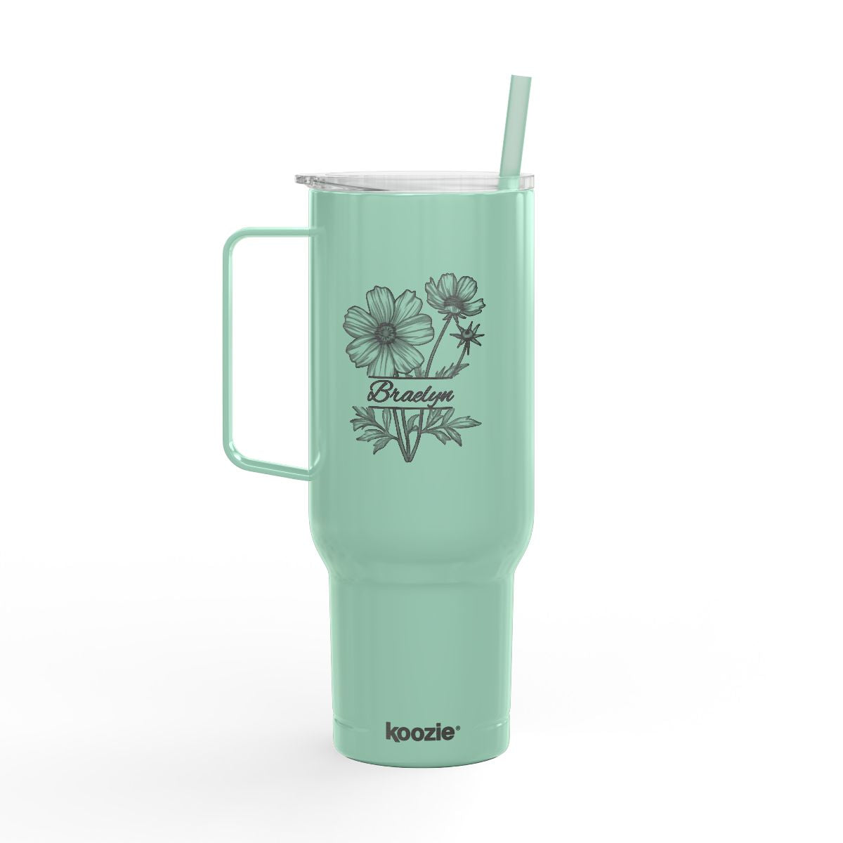 Bloom Boldly | Personalized Birth Flower Tumbler| 40oz