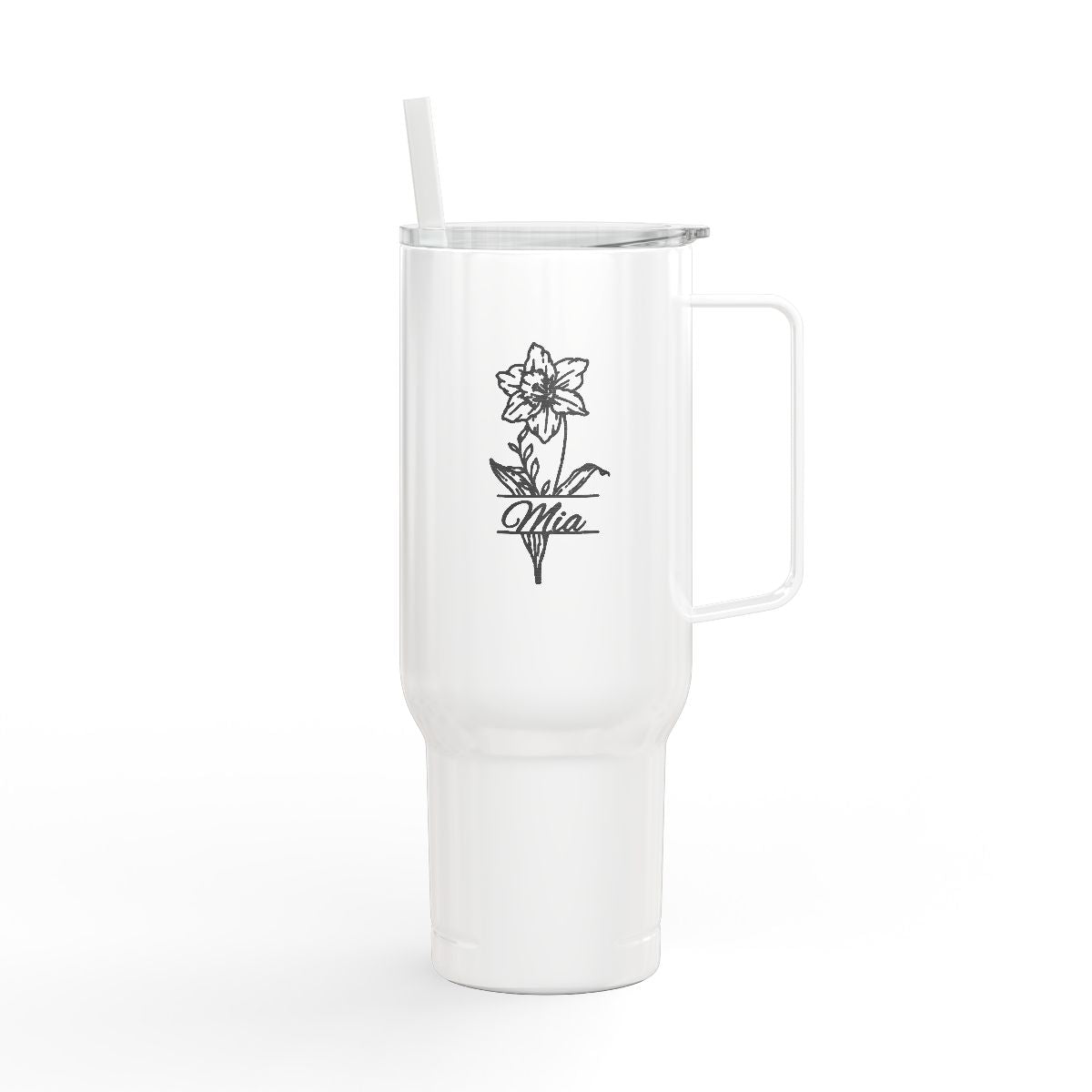 Bloom Boldly | Personalized Birth Flower Tumbler| 40oz
