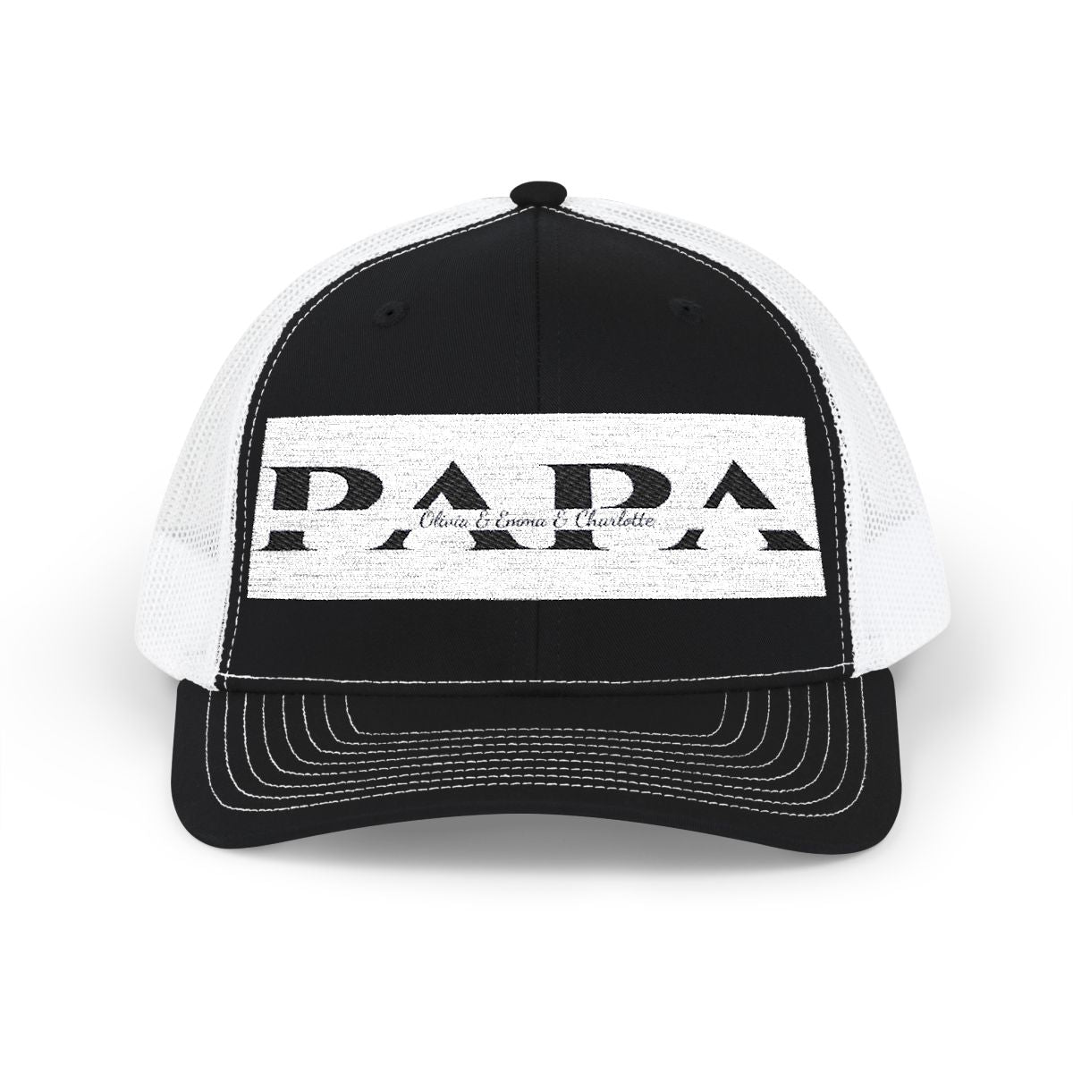 Personalized Snapback Trucker Cap | (Embroidery)