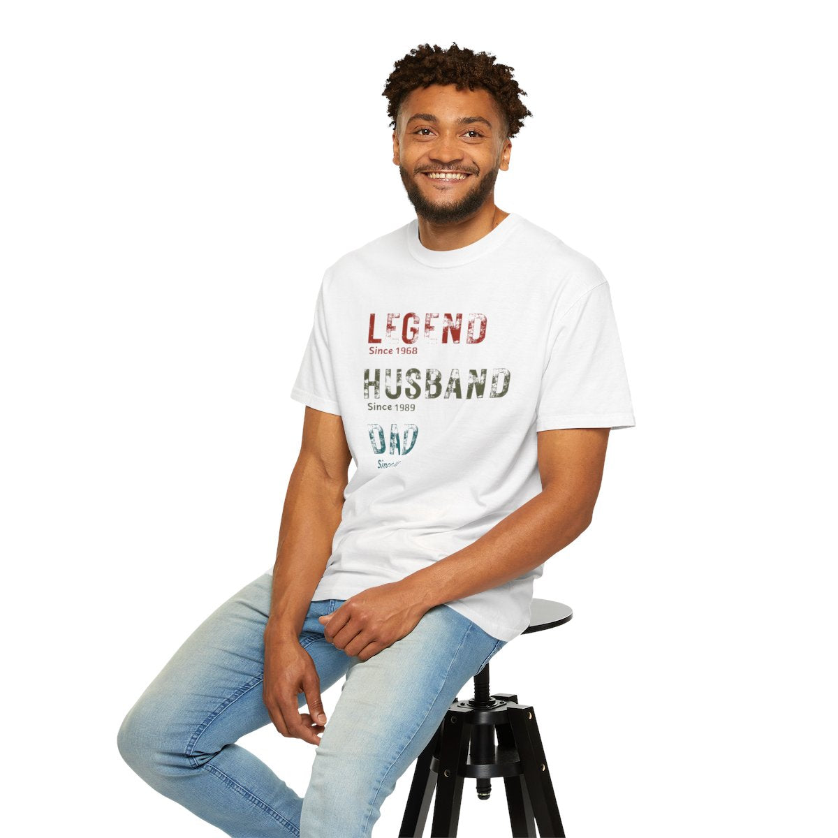 Personalized Legend Husband Dad Shirt | Custom Dad Since Year Tee | Father's Day Gift for Husband | Comfort Colors® 1717