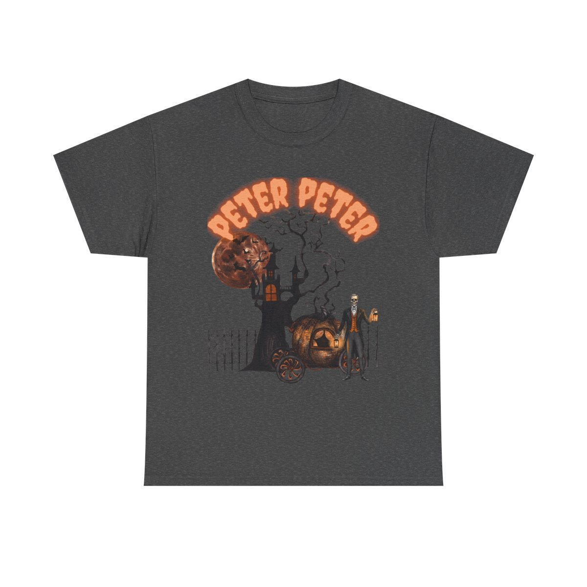 Funny Couples Halloween Shirts | Peter Peter Pumpkin Eater T-Shirts | Vintage Retro Horror Graphic Tees