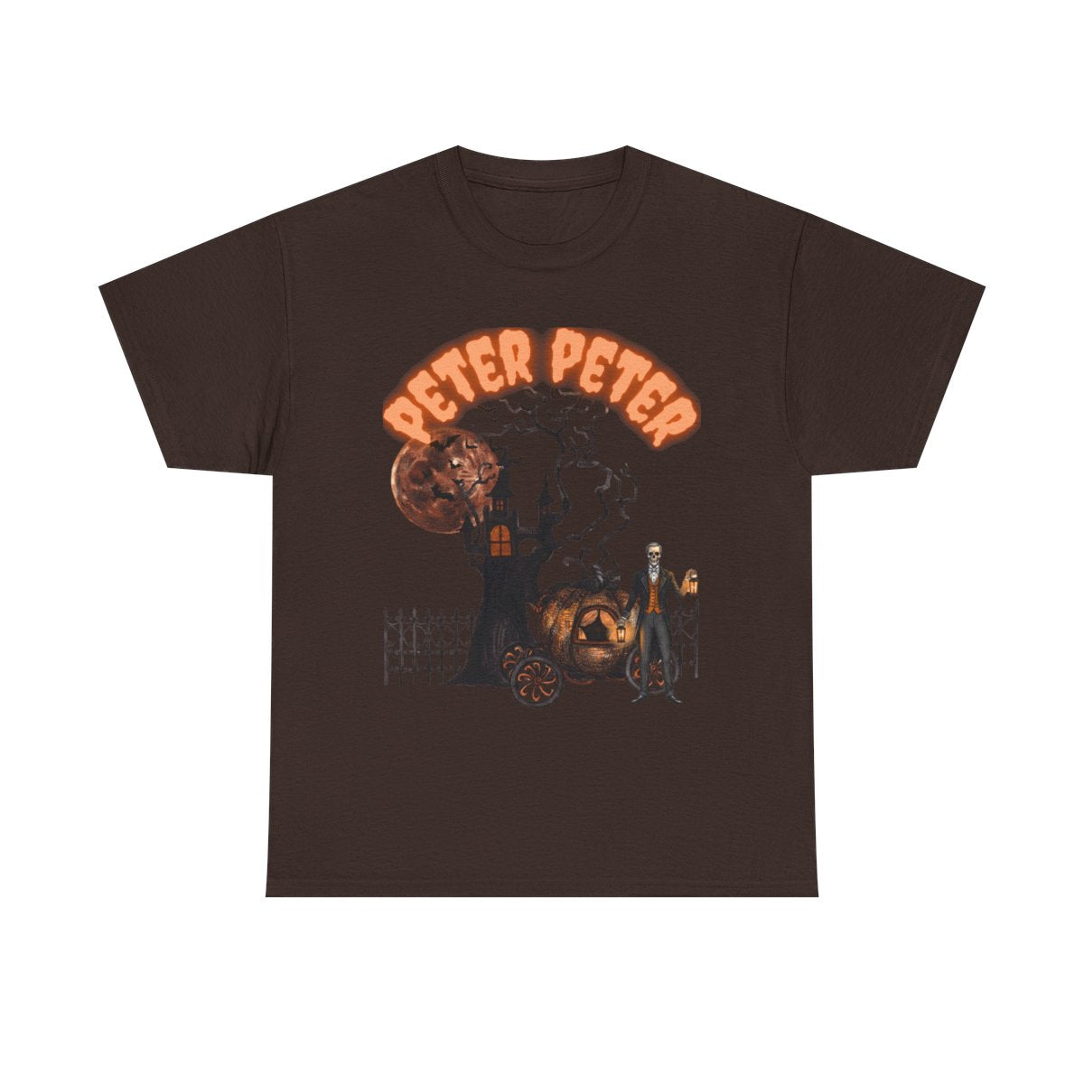Funny Couples Halloween Shirts | Peter Peter Pumpkin Eater T-Shirts | Vintage Retro Horror Graphic Tees