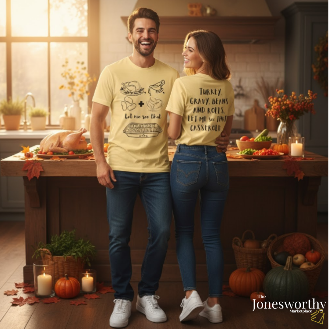 Funny Thanksgiving Shirt | Turkey Gravy Beans and Rolls Let Me See That Casserole T-Shirt | Music Lovers