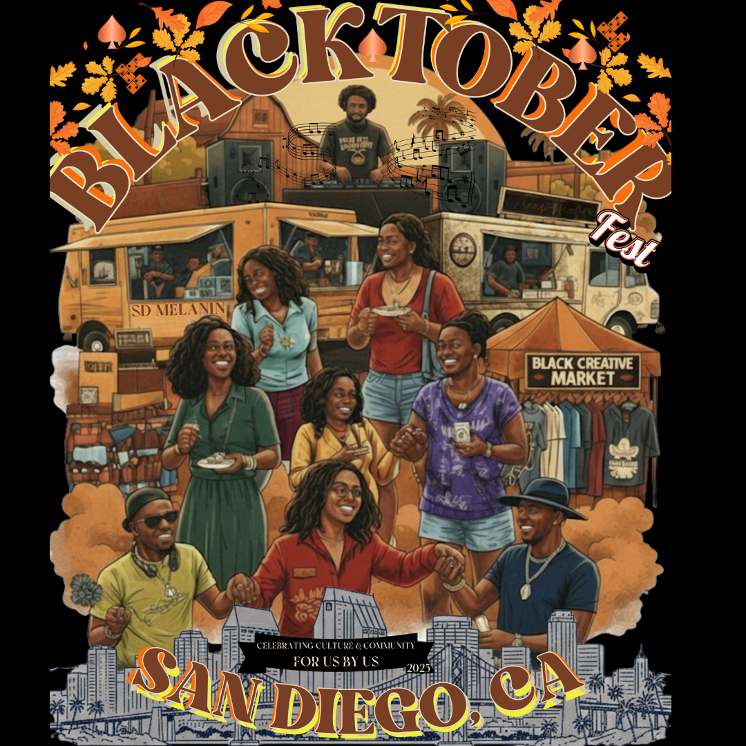 BLACKTOBERFEST San Diego 2025 | CUSTOM VINTAGE T-Shirt | Unisex Heavy Cotton Tee