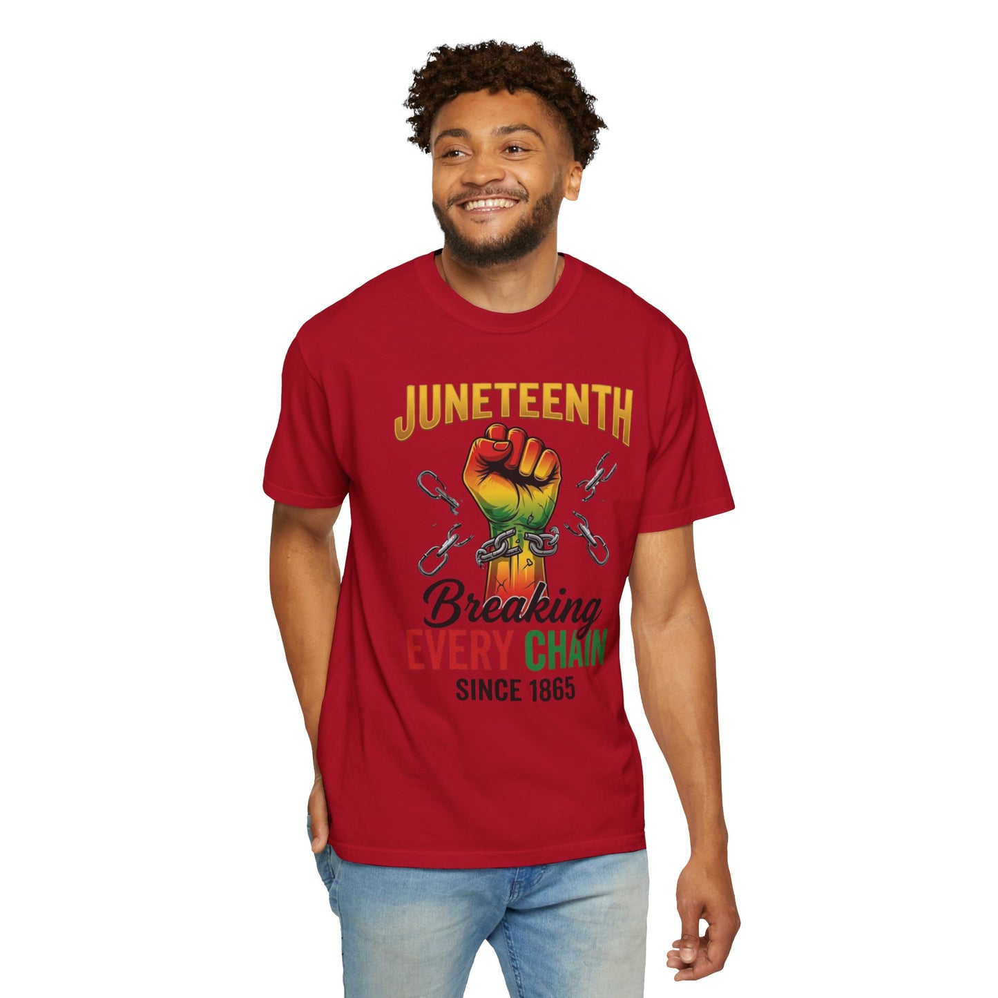 Juneteenth Breaking Every Chain Since 1865 Shirt | Juneteenth Celebration Tee | Black History Shirt | Comfort Colors® 1717