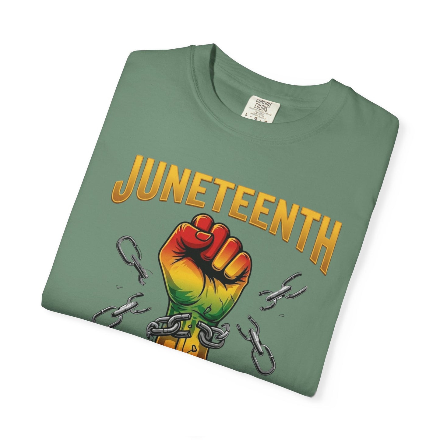 Juneteenth Breaking Every Chain Since 1865 Shirt | Juneteenth Celebration Tee | Black History Shirt | Comfort Colors® 1717