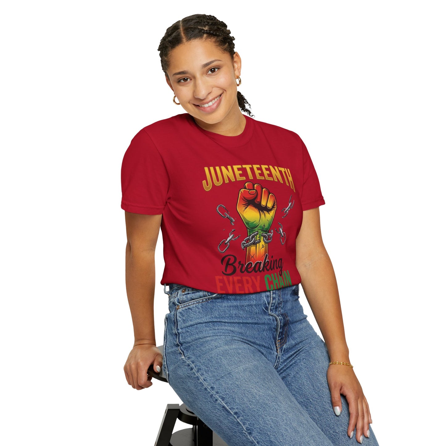 Juneteenth Breaking Every Chain Since 1865 Shirt | Juneteenth Celebration Tee | Black History Shirt | Comfort Colors® 1717