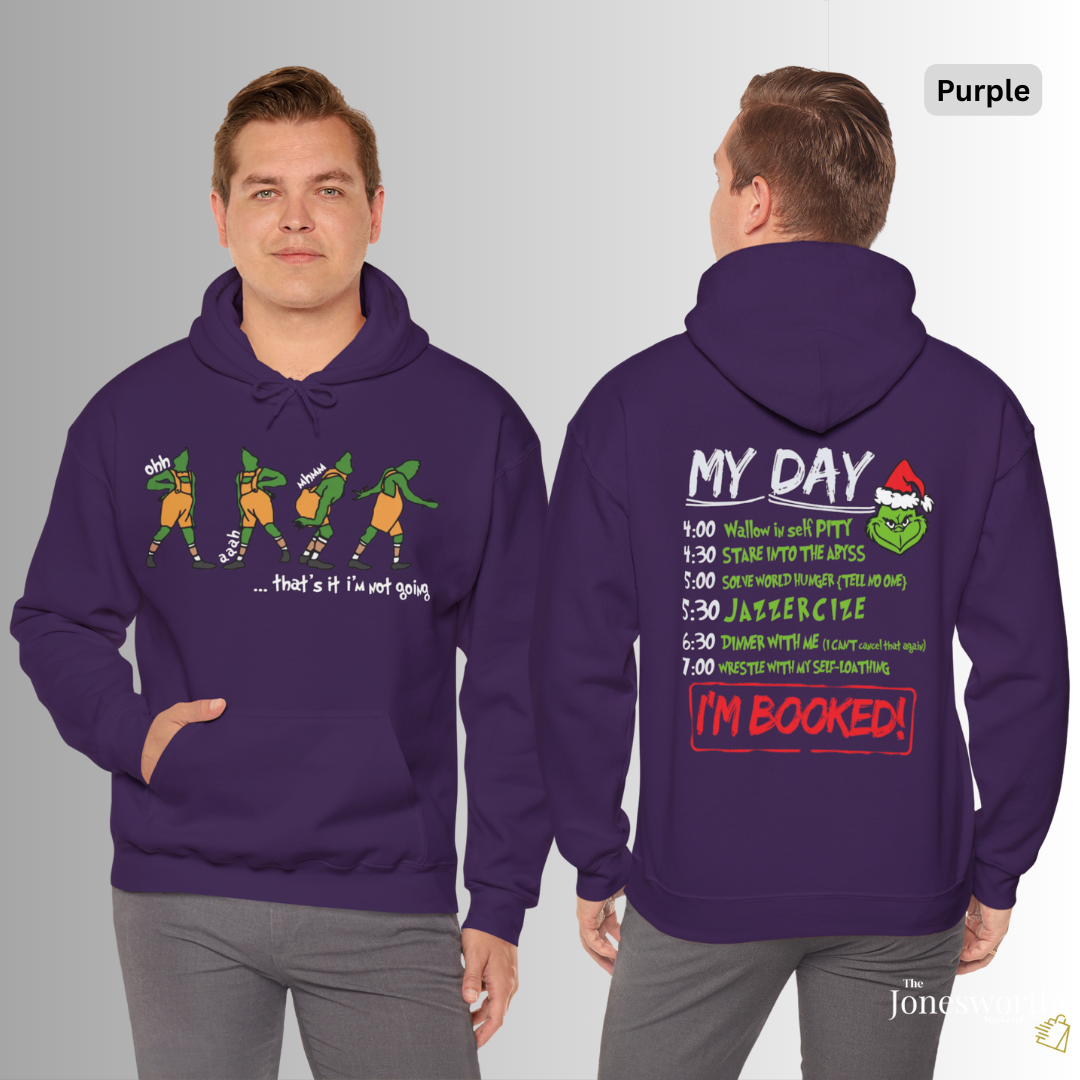 That's it I'm not going Funny Christmas Shirt • Hoodie • Sweatshirt • Crewneck• “My Day” Front & Back Print | Unisex Holiday Shirts