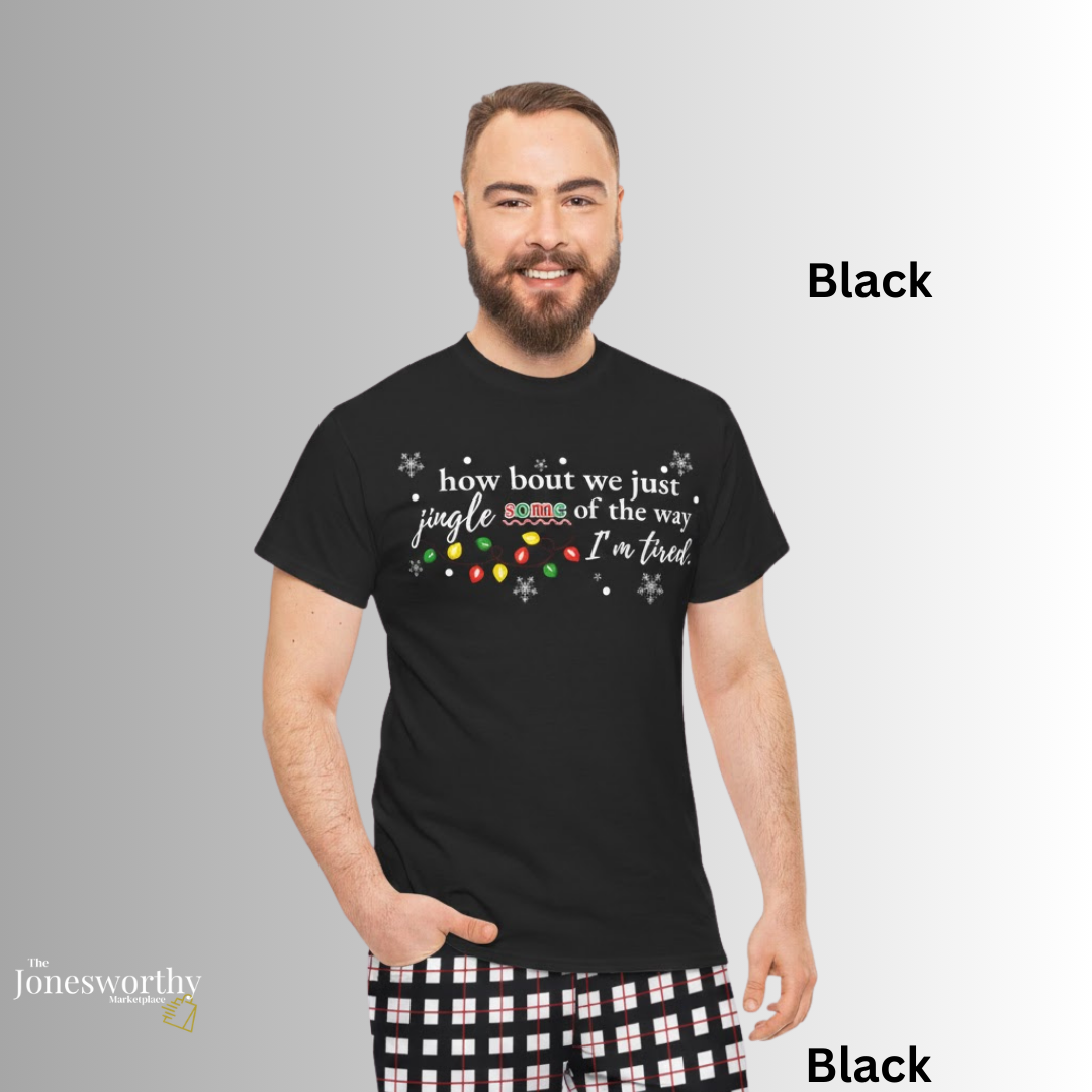 Matching Christmas Pajama Set for Couples – Mix & Match Holiday Tees,  Gingham Pants, Family Christmas PJs, Custom Festive Pajamas (XS–3XL)