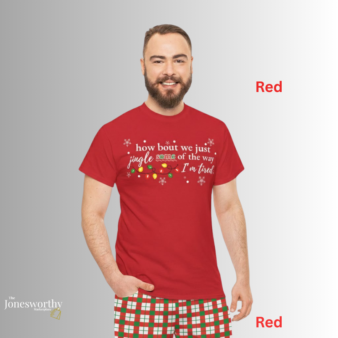 Matching Christmas Pajama Set for Couples – Mix & Match Holiday Tees,  Gingham Pants, Family Christmas PJs, Custom Festive Pajamas (XS–3XL)