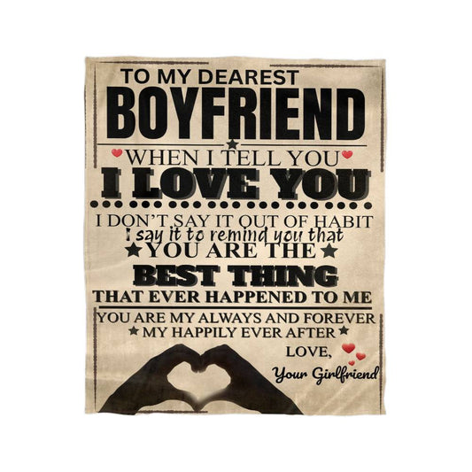 Personalized I Love You Blanket, Custom Name Fleece Throw, Mink or Sherpa Blanket, Romantic Gift 30x40 or 60x80