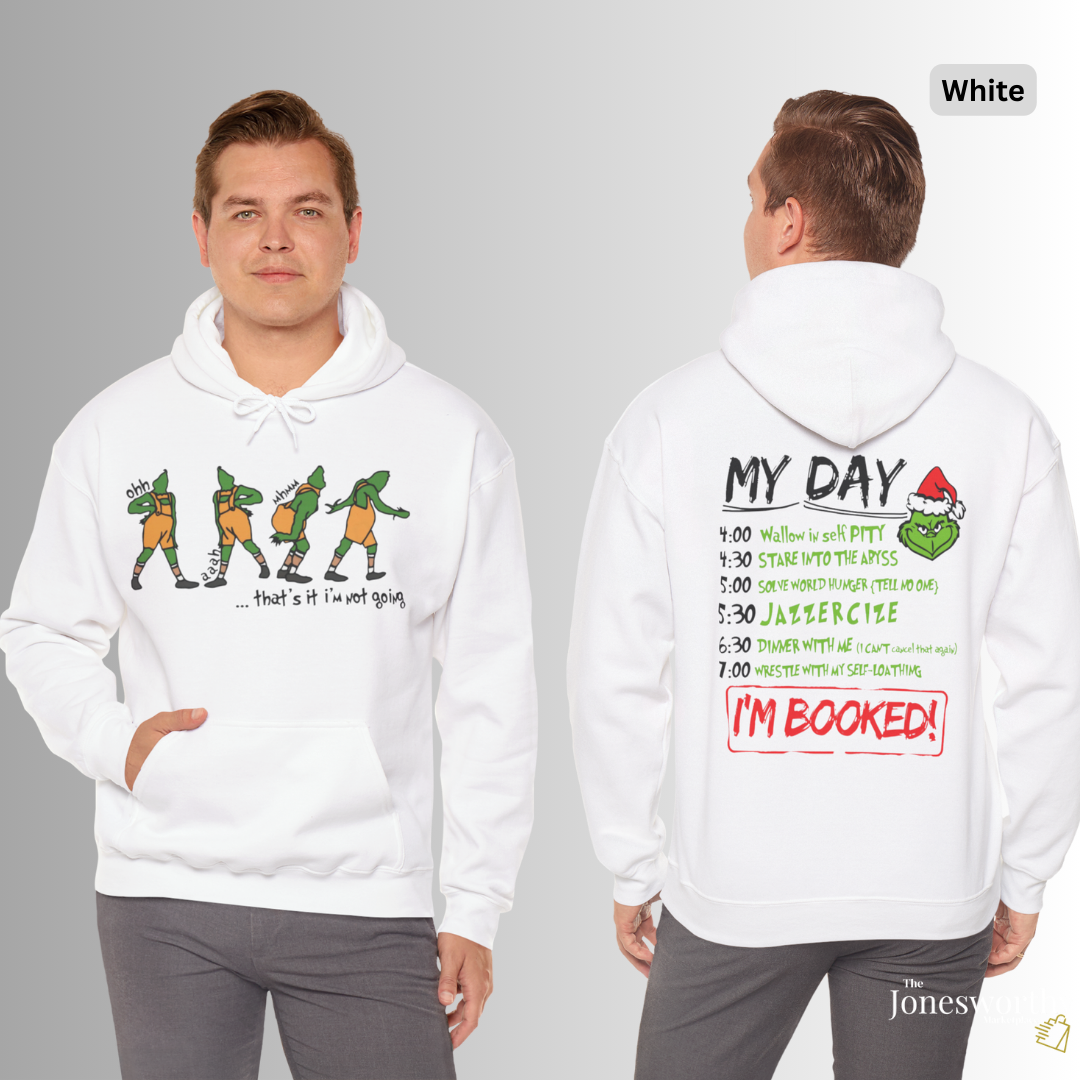 That's it I'm not going Funny Christmas Shirt • Hoodie • Sweatshirt • Crewneck• “My Day” Front & Back Print | Unisex Holiday Shirts