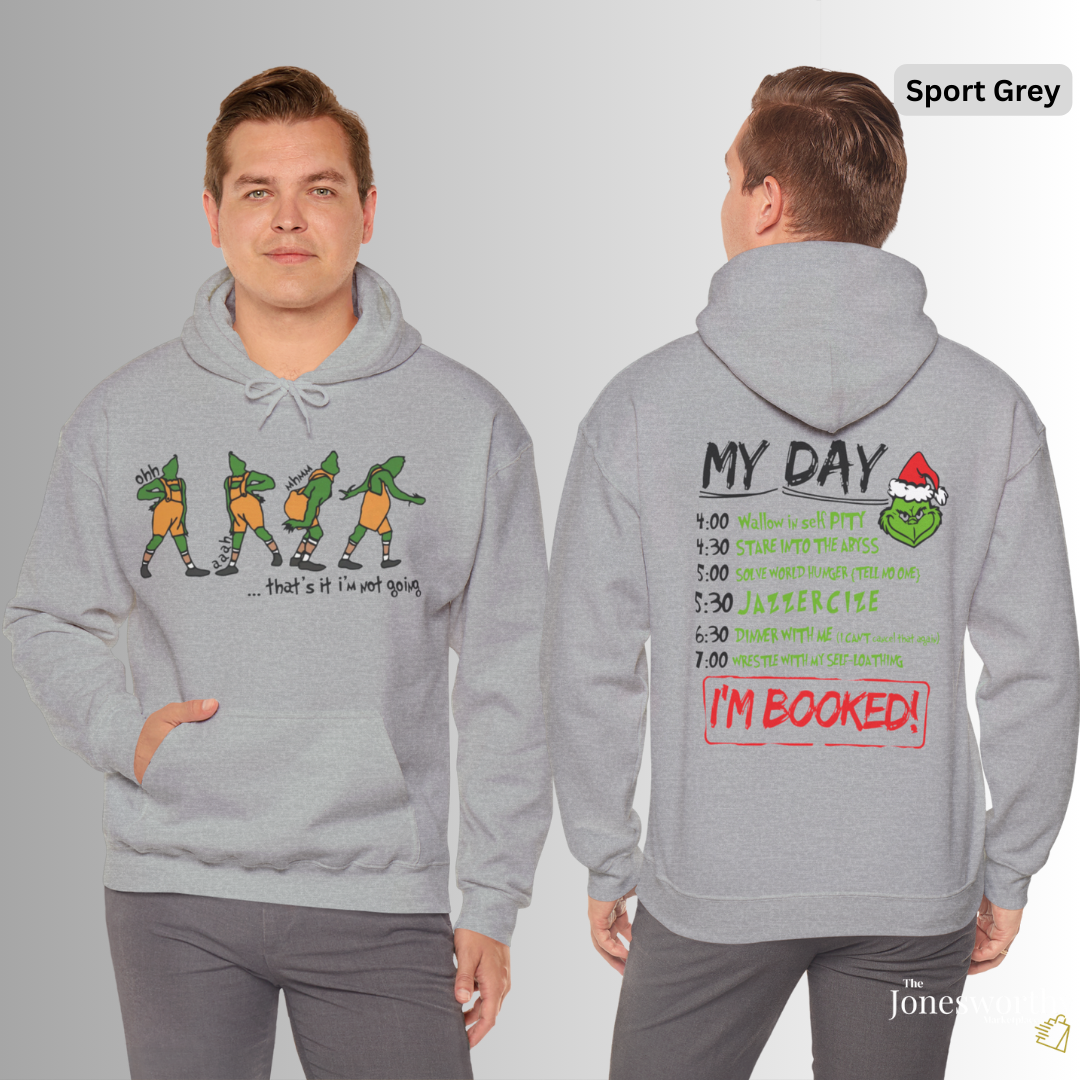 That's it I'm not going Funny Christmas Shirt • Hoodie • Sweatshirt • Crewneck• “My Day” Front & Back Print | Unisex Holiday Shirts