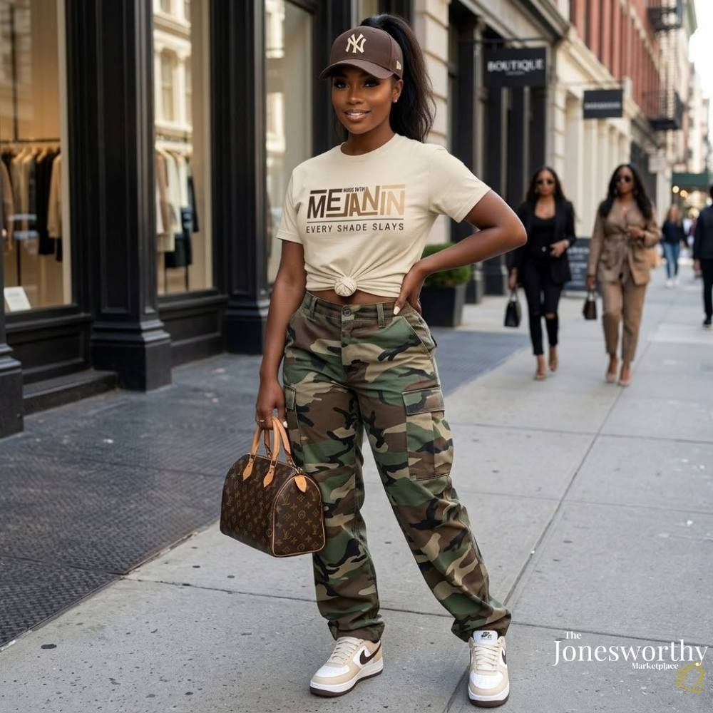 Made With Melanin Every Shade Slays T-Shirt | Melanin Pride Tee