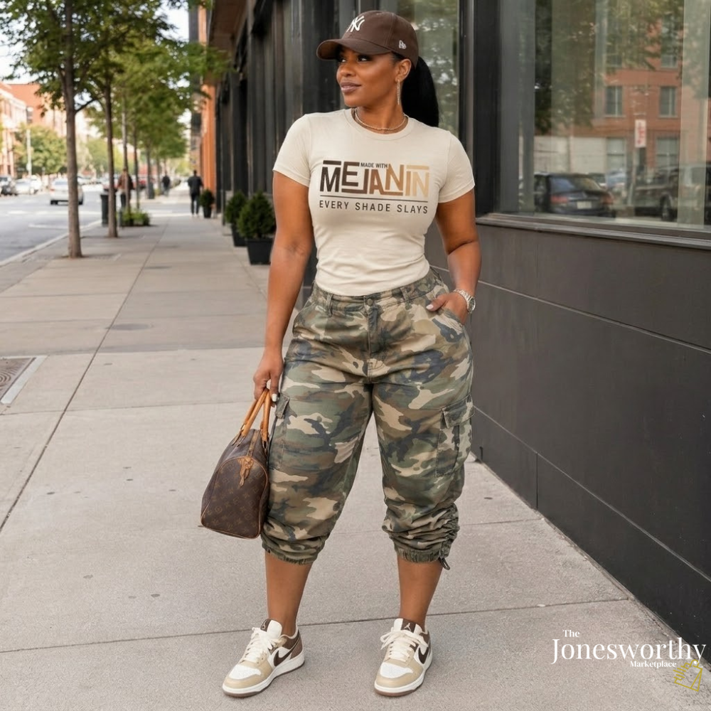 Made With Melanin Every Shade Slays T-Shirt | Melanin Pride Tee