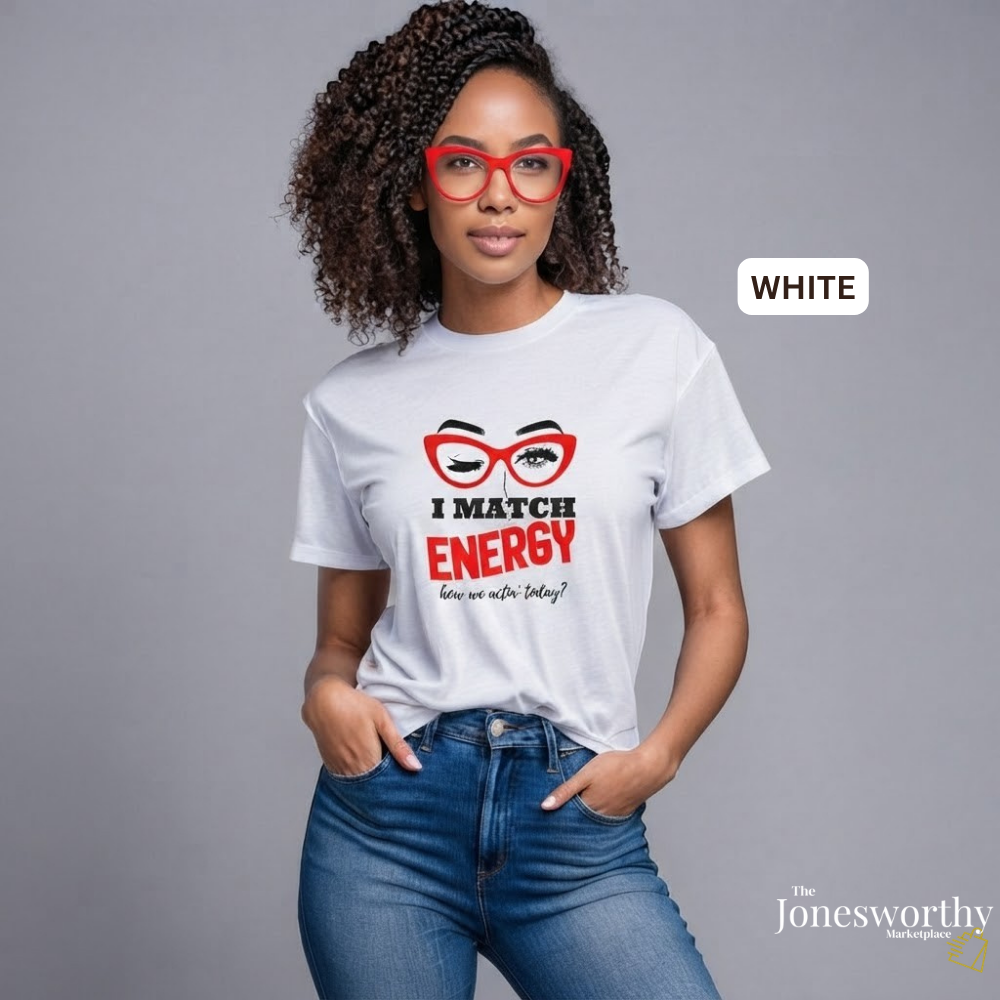 I Match Energy Red Lip Graphic tee |  Oversized T-Shirt