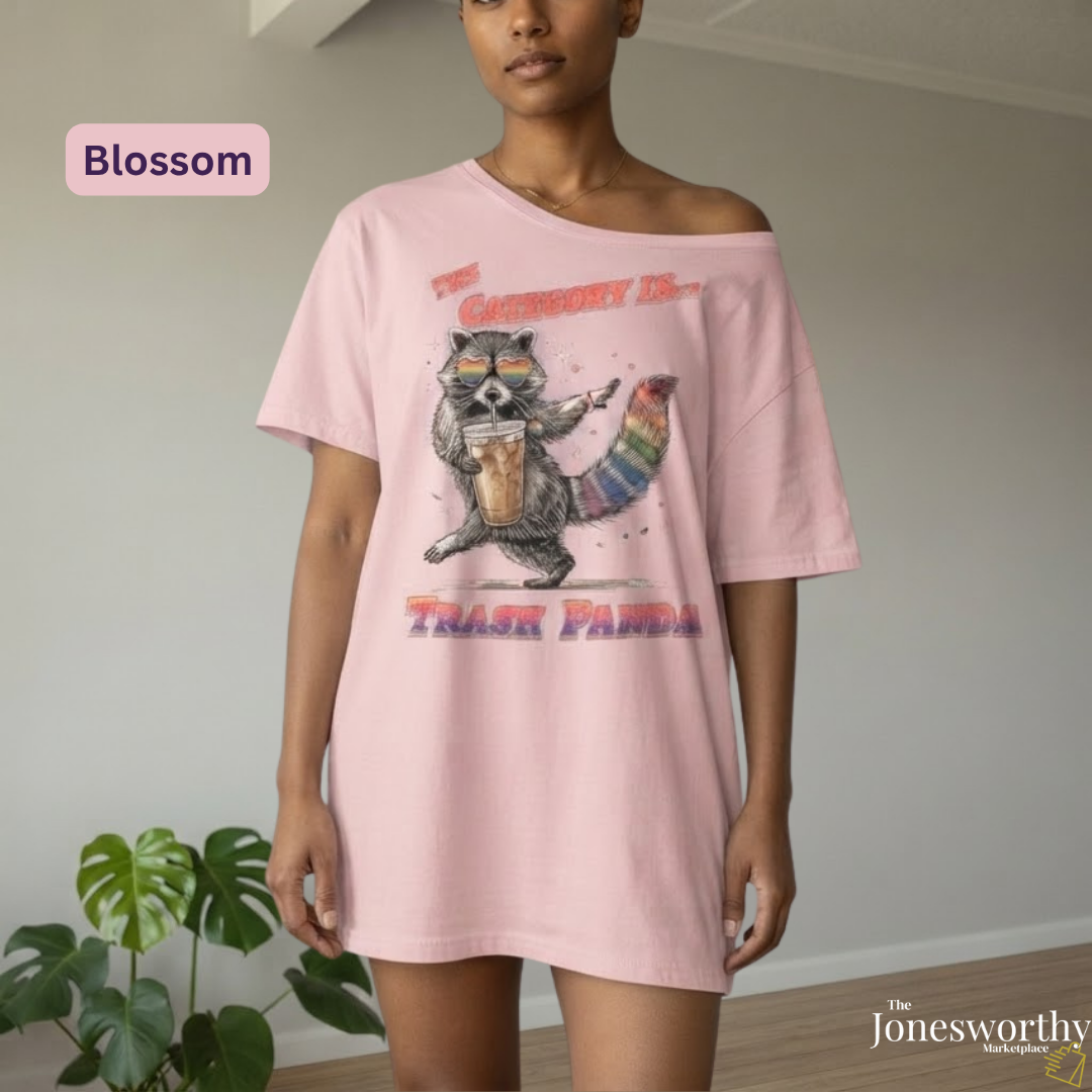 Trash Panda Pride Shirt, Raccoon Pride Tee, LGBTQ Rainbow Shirt, Drag Queen Humor Tee, Pride Festival Shirt, Ally Gift, Comfort Colors Tee